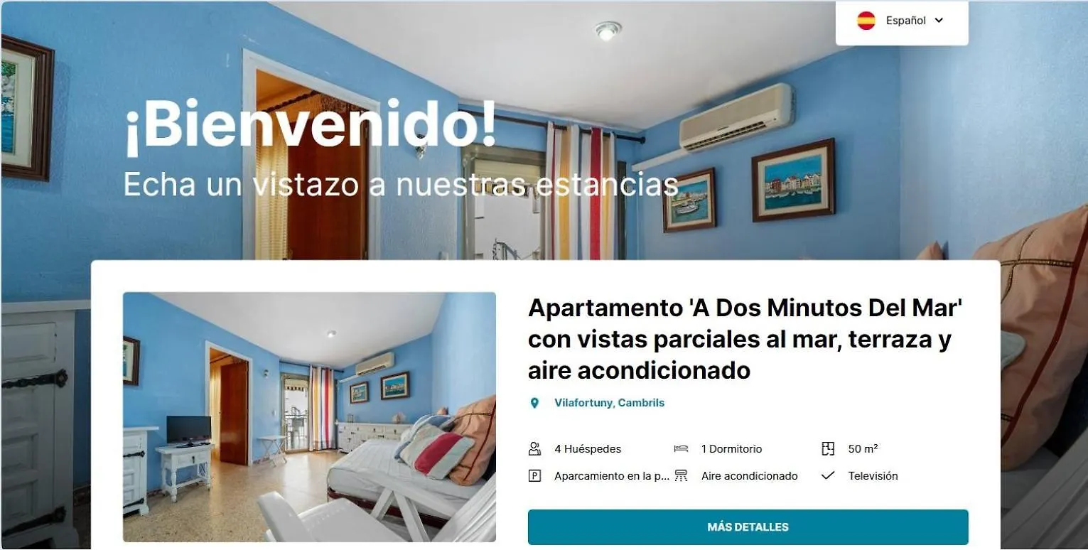 Apartment Apartamento A Solo 1 Minuto De La Playa, Climatizado Cambrils